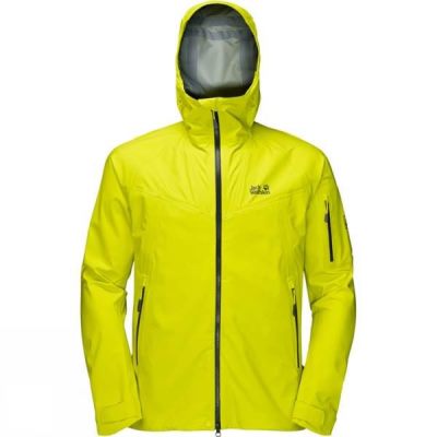 Jack Wolfskin ExoLight - Férfi Dzseki - Sárga (Magyarország TYQ217845)